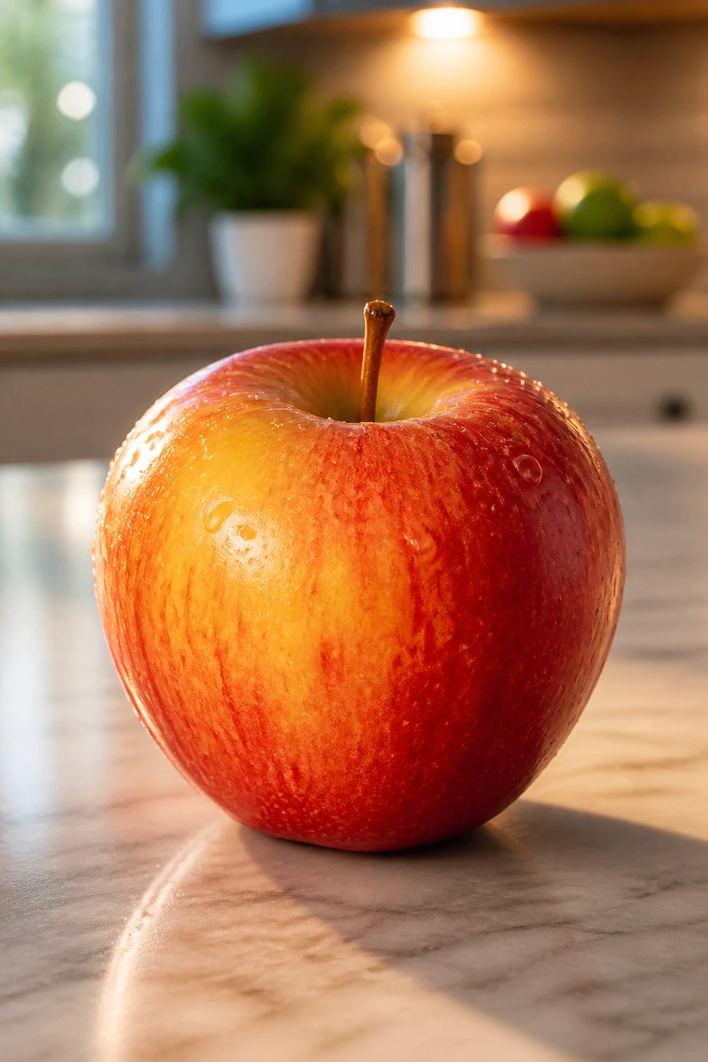 Is Eating Fruits At Night Good For Weight Loss? Find Out Now 4 Bright fruit on a kitchen counter with strong lighting.