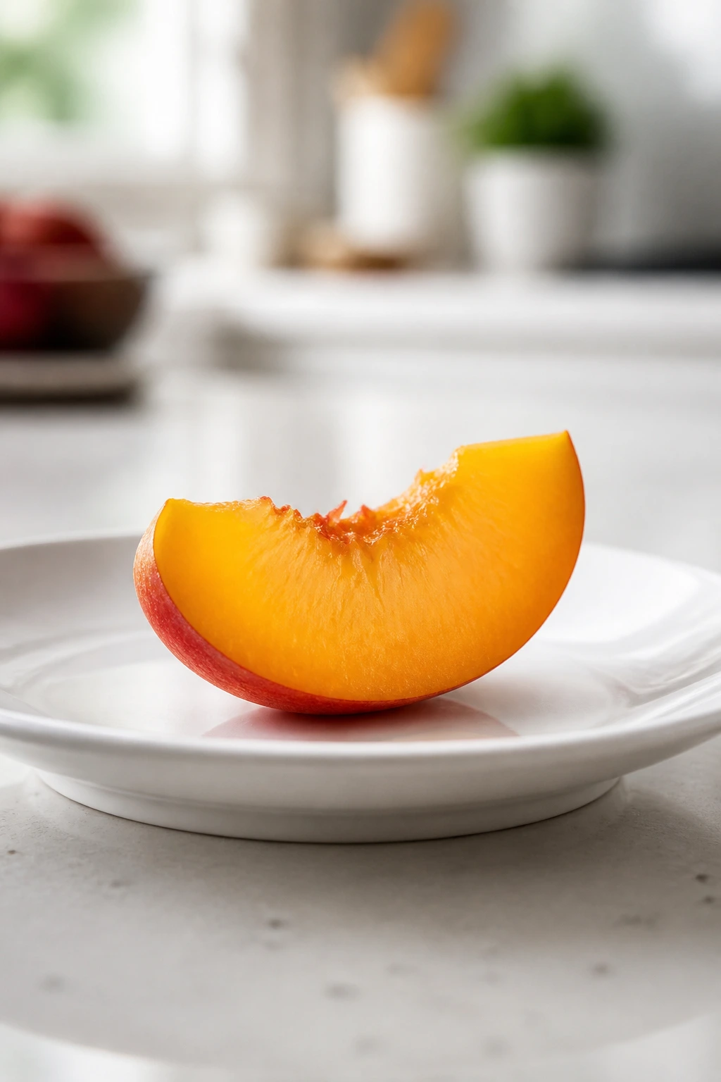 Can Hamsters Eat Nectarines? Find Out Now! 3 Nectarine slice on plate