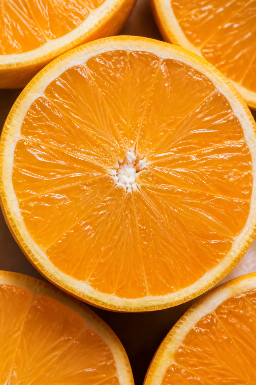 Navel Orange Vs Valencia Orange: What's The Difference? 4 Cross-section of an orange showing juicy segments