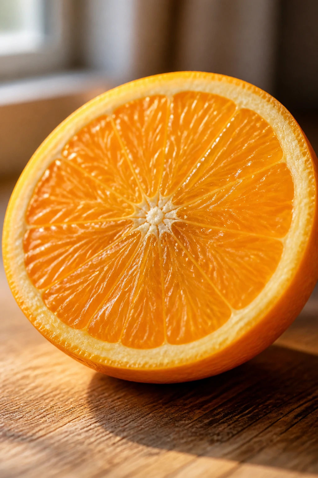 5 Key Differences Between Fruit And Seed 3 Close-up of a bright orange slice showing vibrant segments