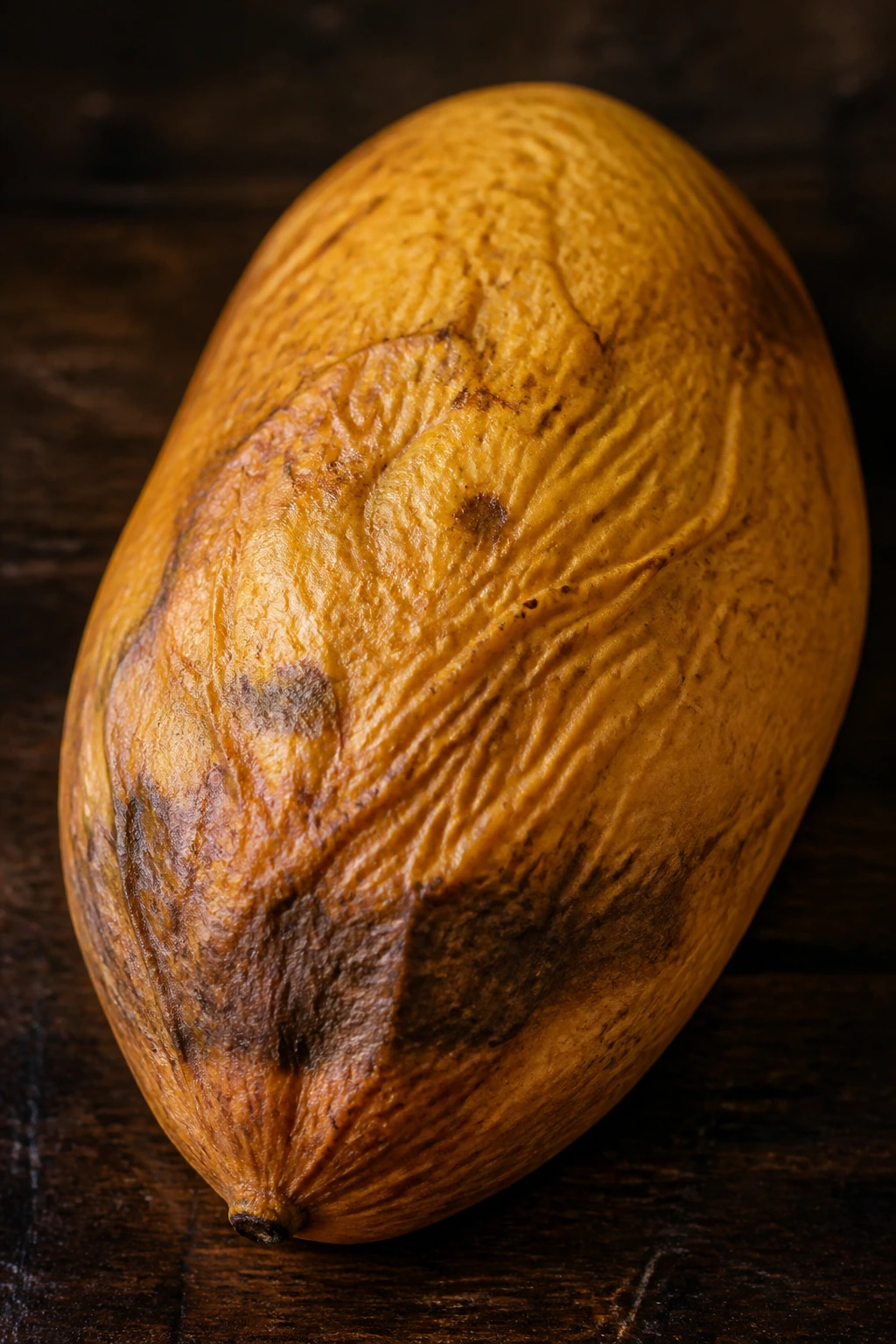 From Unripe to Ripe: How Long Do Mangoes Last? 9 Overripe mango with wrinkled skin and brown patches
