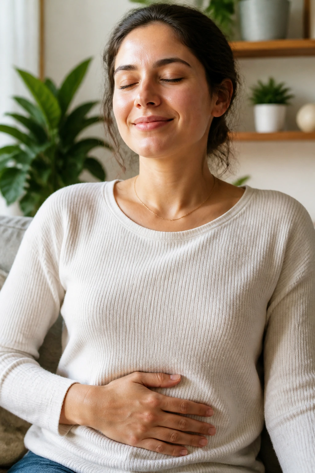 The 10 Surprising Health Benefits Of Pawpaw Seeds 10 Portrait of a real person showing relief from digestive discomfort
