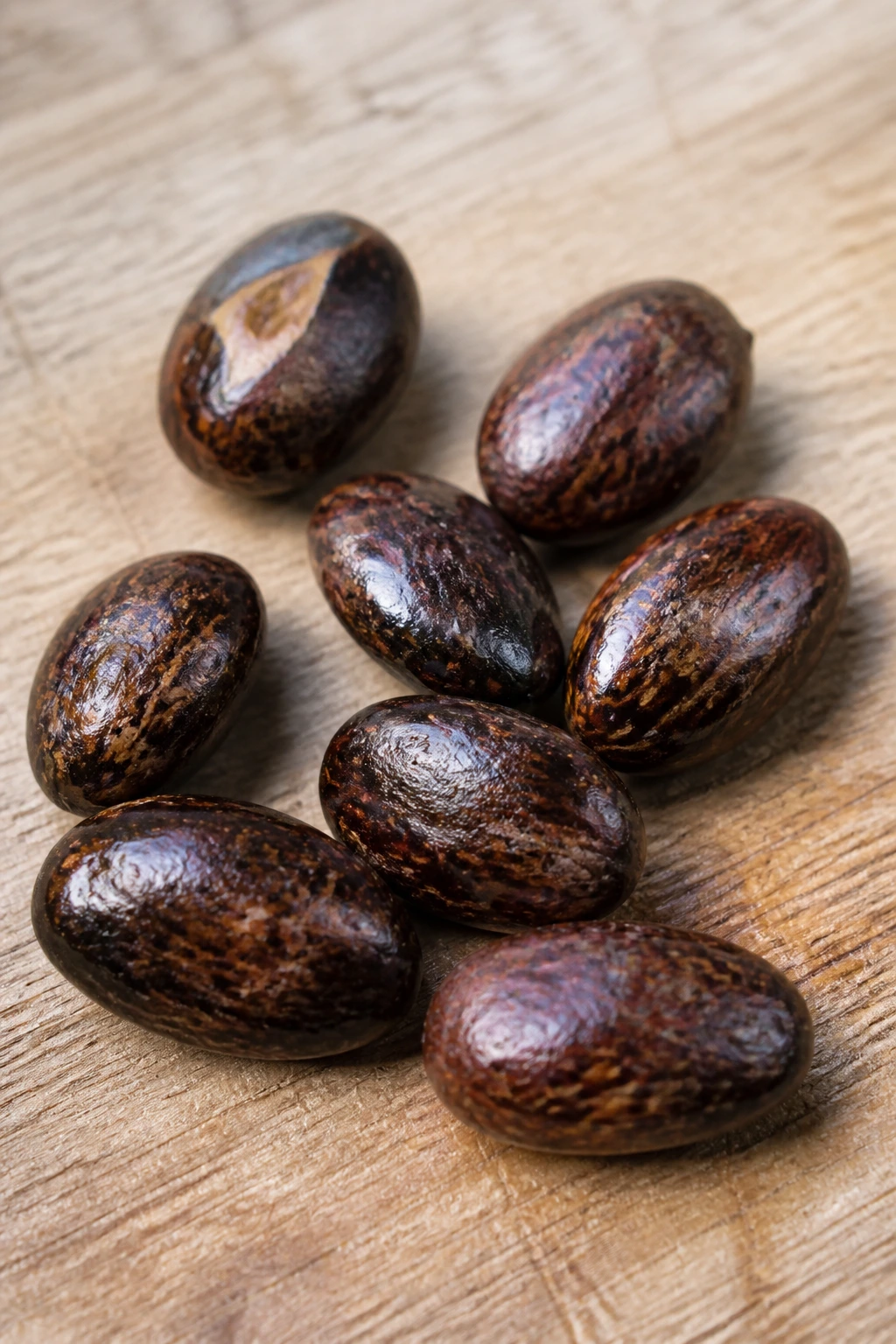 How To Grow Pawpaw From Seed: Step-By-Step Guide 6 Fresh pawpaw seeds on light wood surface for planting