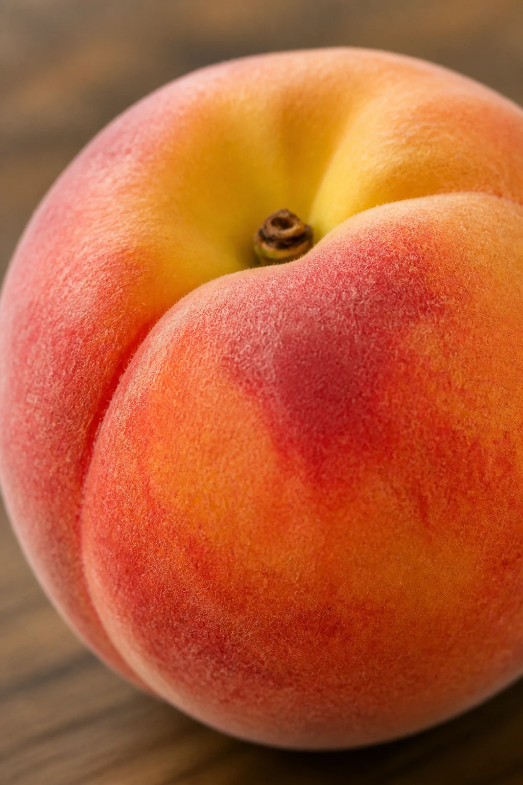 Are Peaches Good For Pregnancy? Yes, All You Need To Know 3 Single peach in soft kitchen light filling the frame