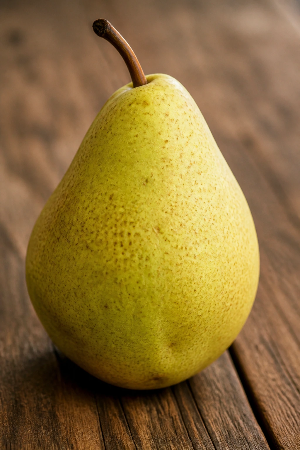 Do Pears Lower Cholesterol? Let's Find Out 5 Close-up of a pear showing skin texture and color