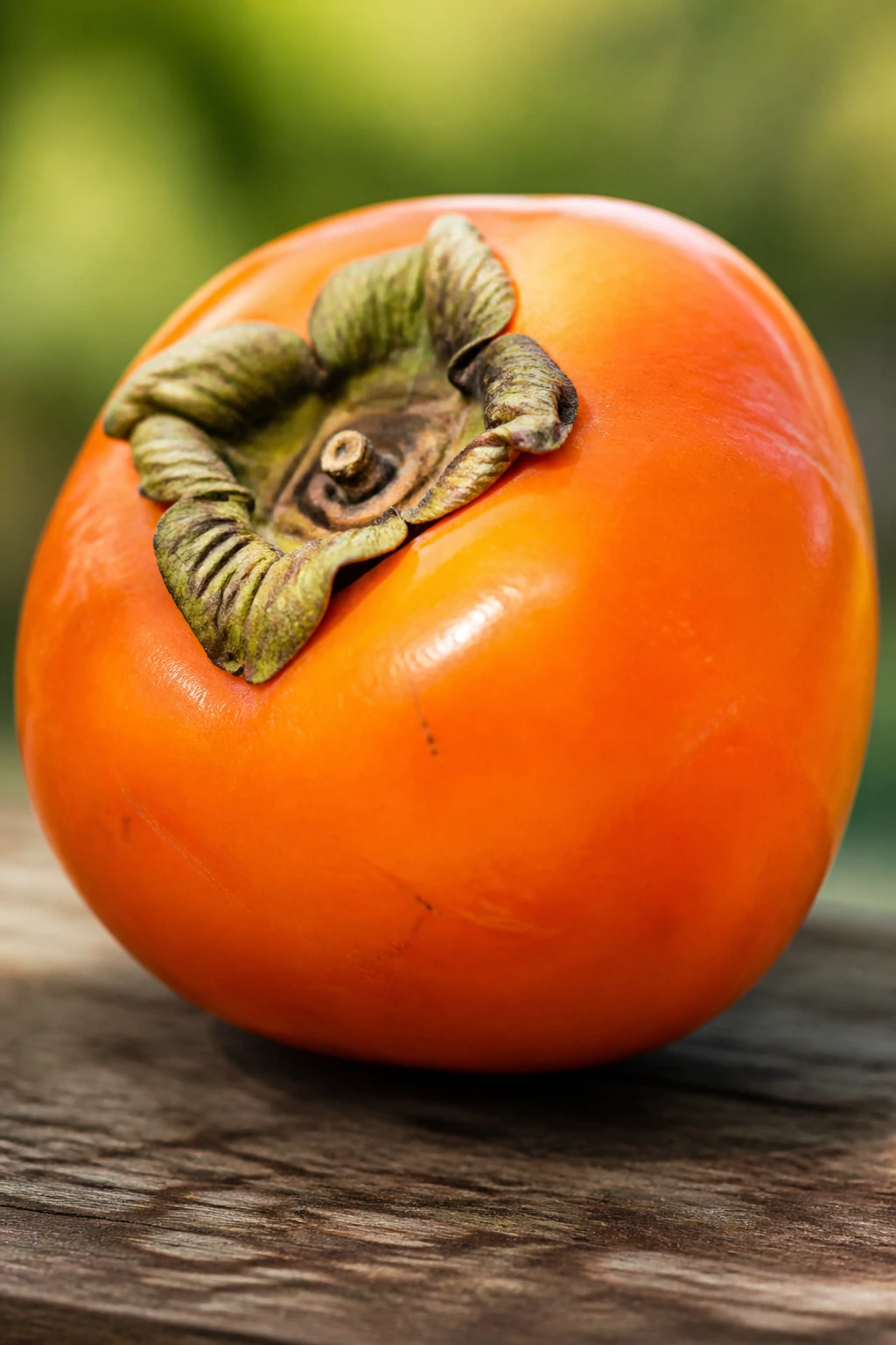 Is Persimmon A Tropical Fruit? All You Need To Know 2 Close-up of a persimmon in a natural outdoor setting