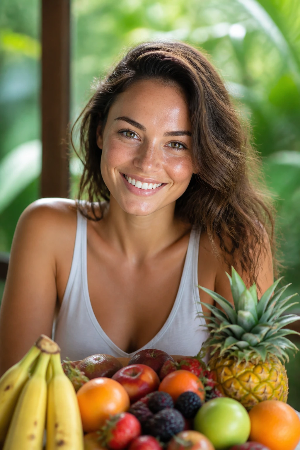 10 Surprising Health Benefits Of Being A Fruitarian 2 Close-up portrait illustrating detoxification through phytonutrients and vitality