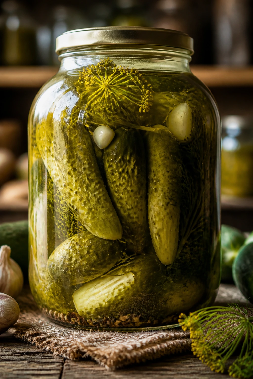 Is Cucumber Good For H. Pylori? Is It Safe Or Not? 5 Jar of pickled cucumbers in a pantry