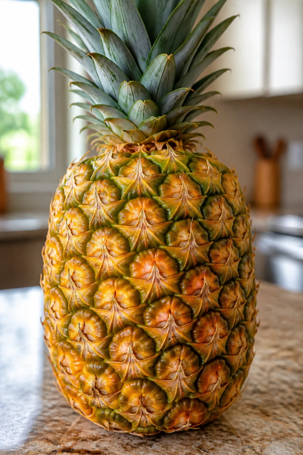 Is Pineapple Gluten-Free? Here's What You Need To Know 3 Close-up of pineapple filling the frame to indicate gluten-free fruit