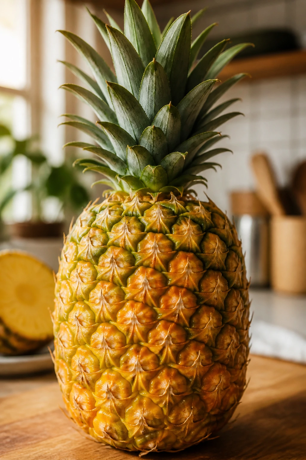Is Pineapple Gluten-Free? Here's What You Need To Know 4 Close-up of pineapple occupying frame to imply health benefits