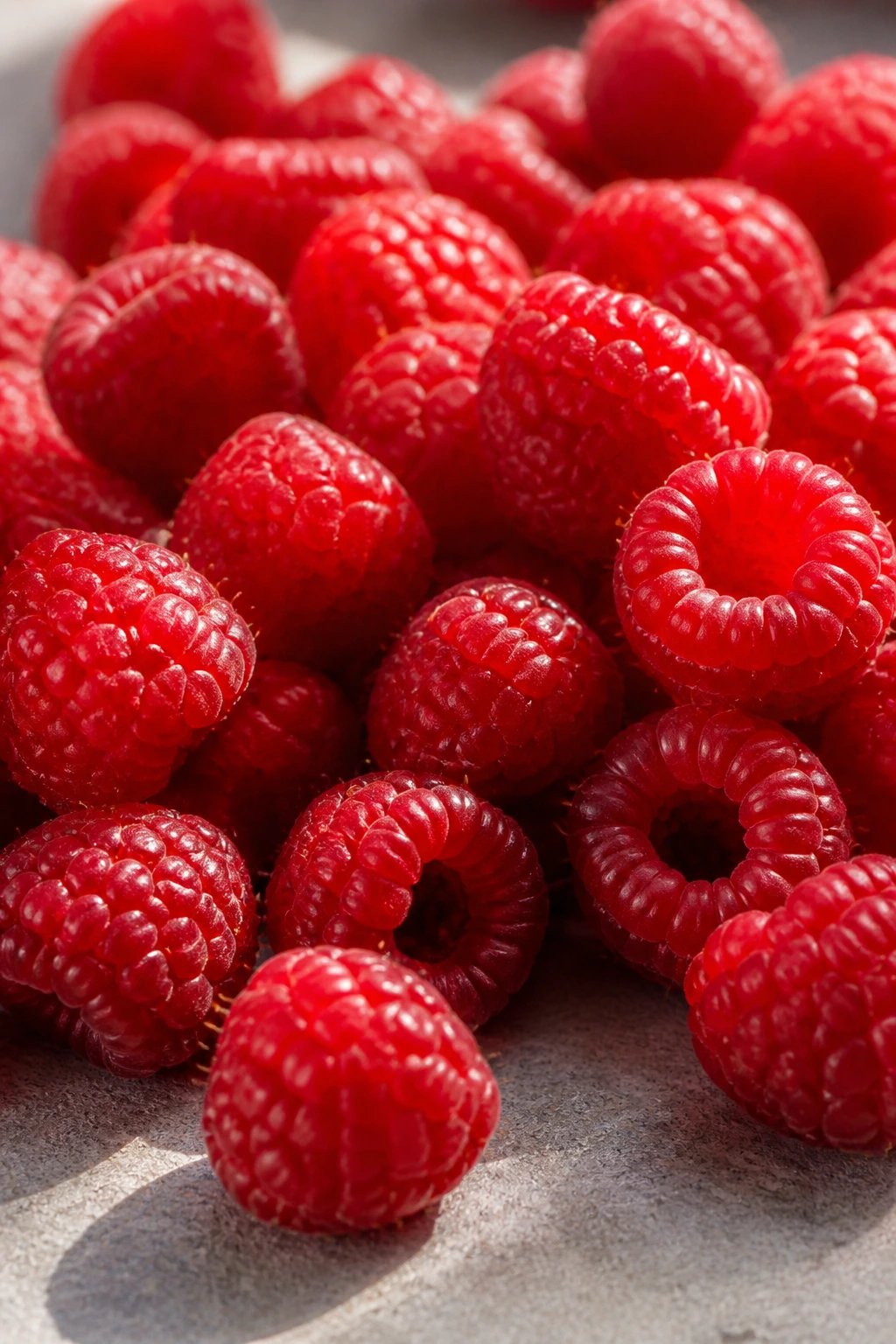 Are Raspberries Acidic Or Alkaline? All You Need To Know 4 Fresh raspberries on a neutral surface suggesting healthy enjoyment