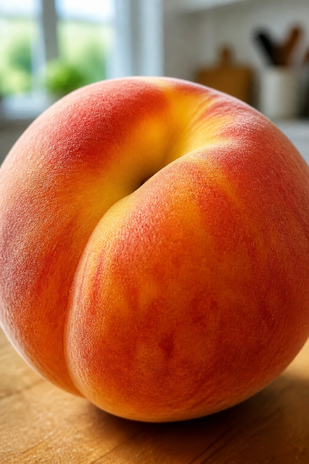 Where Does The Sweetness Of Fruit Come From? Find Out Now! 9 Close-up of a ripe peach emphasizing maturity and sweetness.