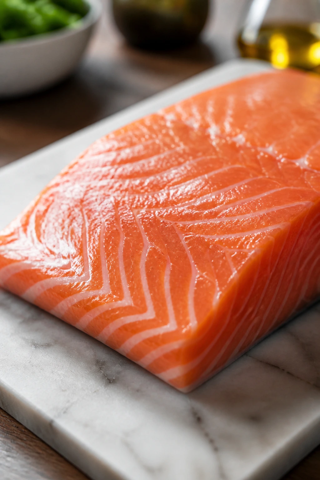10 Surprising Benefits Of Eating Salad For Skin Health 3 Salmon fillet close-up emphasizing protein for collagen production