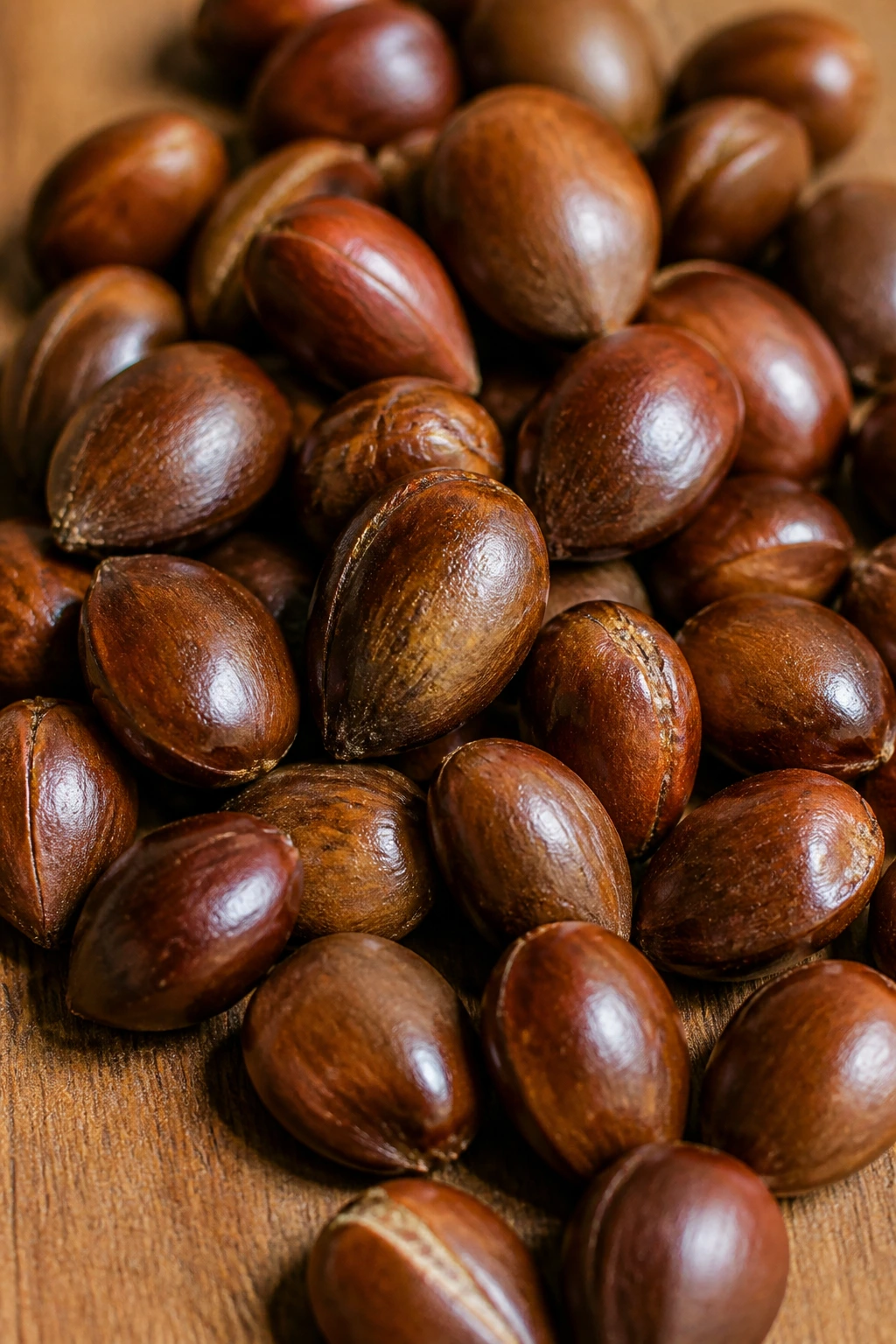 How to Grow Santol from Seeds (Complete Guide) 2 Santol seeds on wood ready for planting