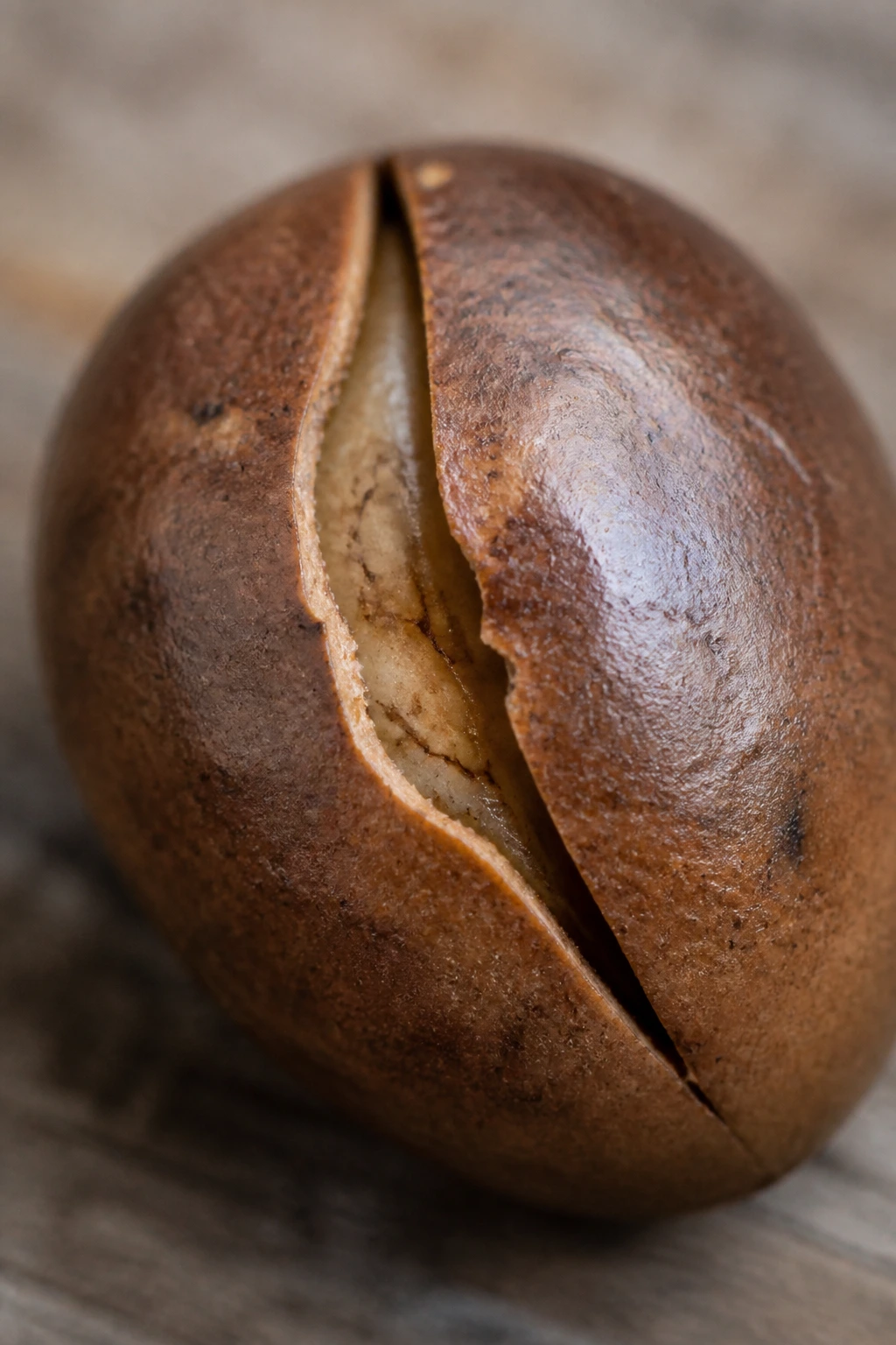 Macro shot of scarified agbalumo seed