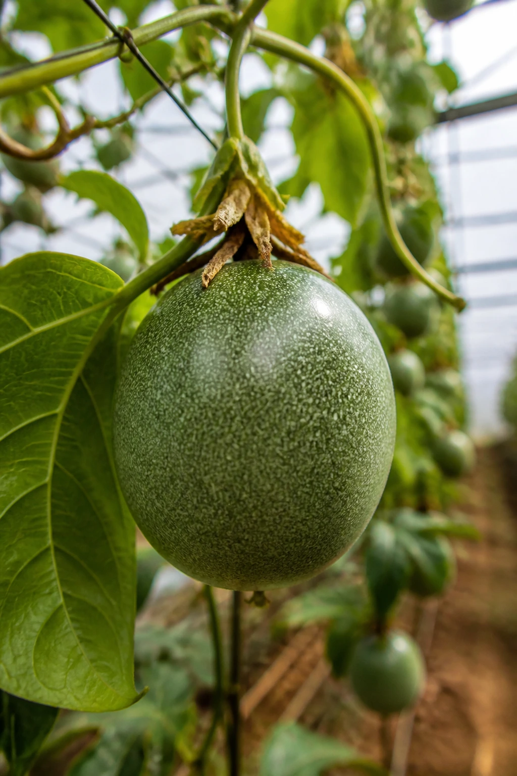 A Comprehensive Explanation Of Seed and Fruit Formation 5 Close-up of a developing fruit on a plant in a greenhouse