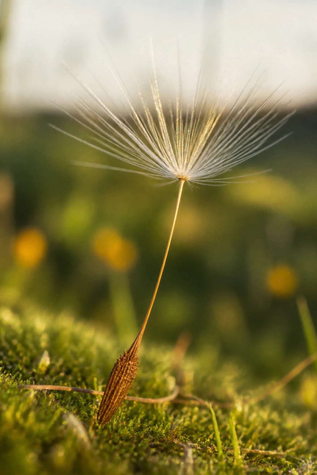 A Comprehensive Explanation Of Seed and Fruit Formation 4 Close-up of a dandelion seed with fluffy parachute in a meadow
