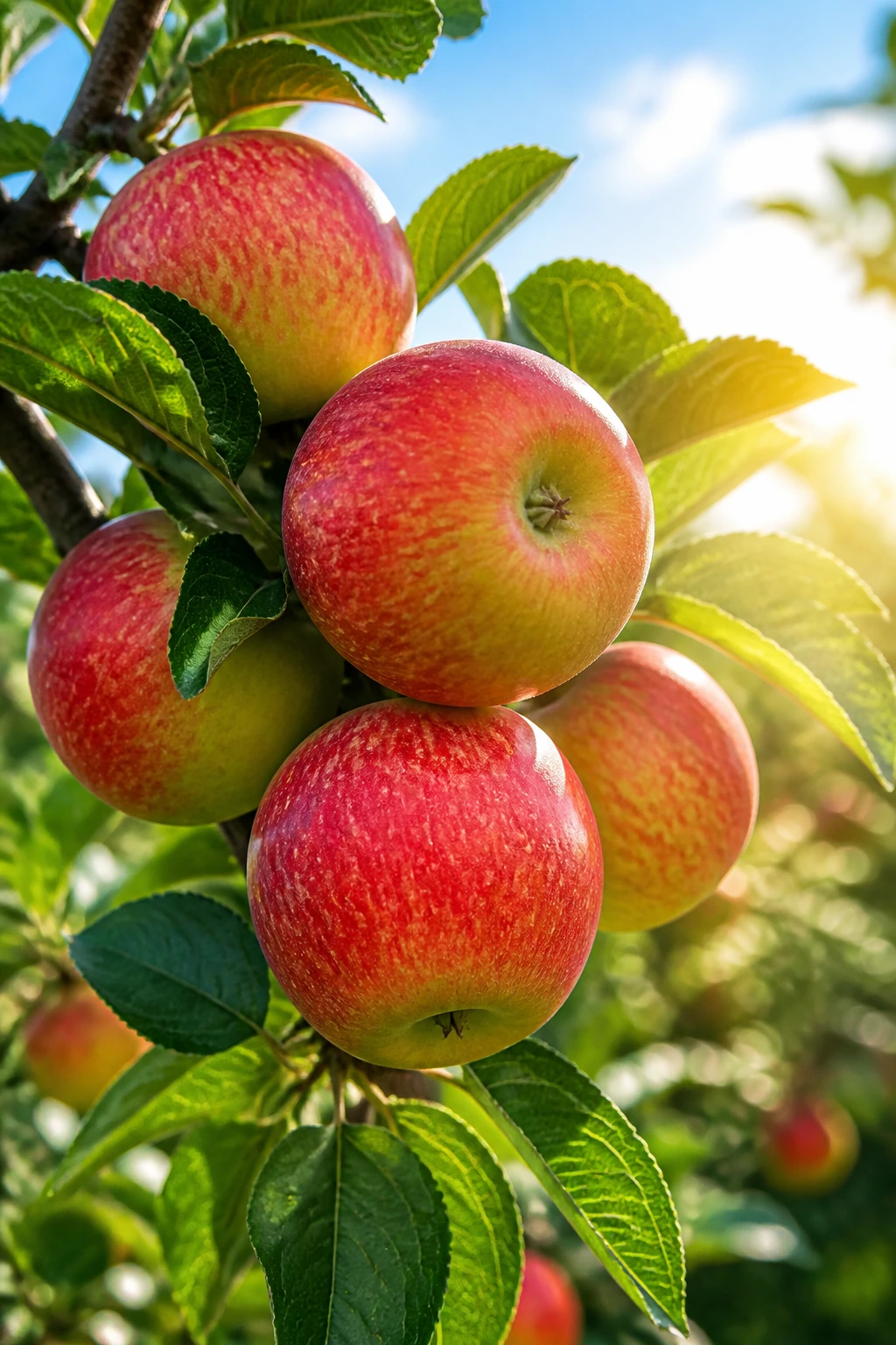 Smitten Apple: Nutrition Facts, Health Benefits, And More 3 Smitten apple tree branch with fruit in sunny outdoor setting