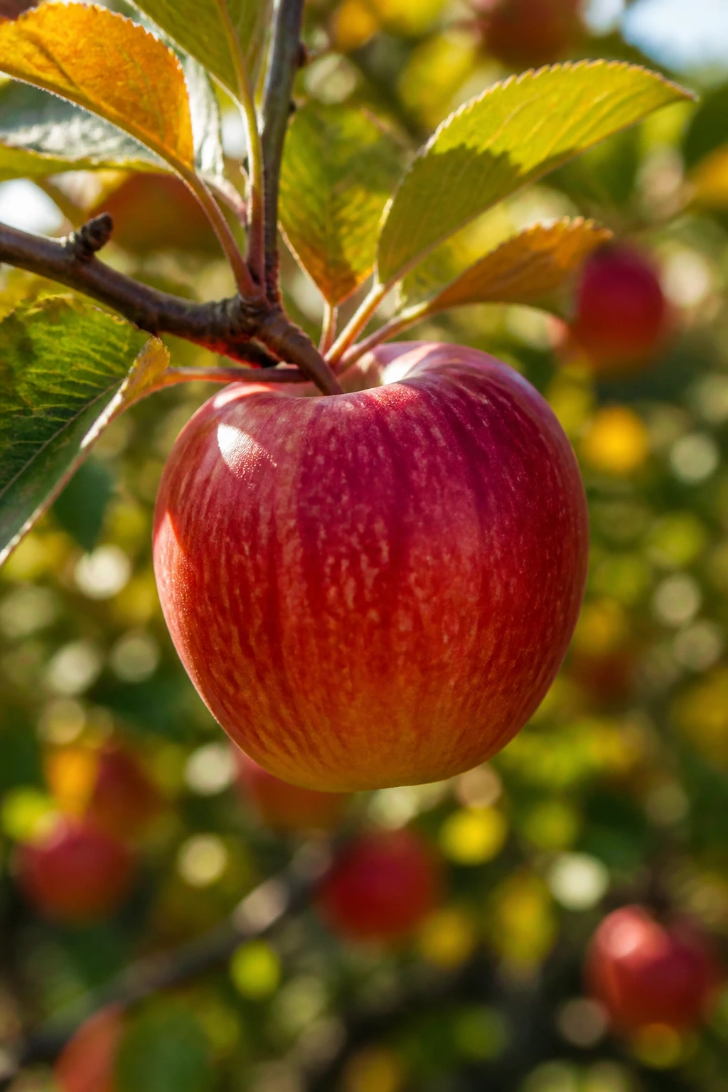 Smitten Apple: Nutrition Facts, Health Benefits, And More 4 Ripe Smitten apple on branch in autumn light