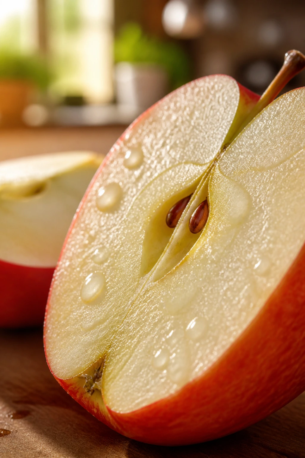 Smitten Apple: Nutrition Facts, Health Benefits, And More 1 Close-up of a sliced Smitten apple showing juicy flesh and crisp texture
