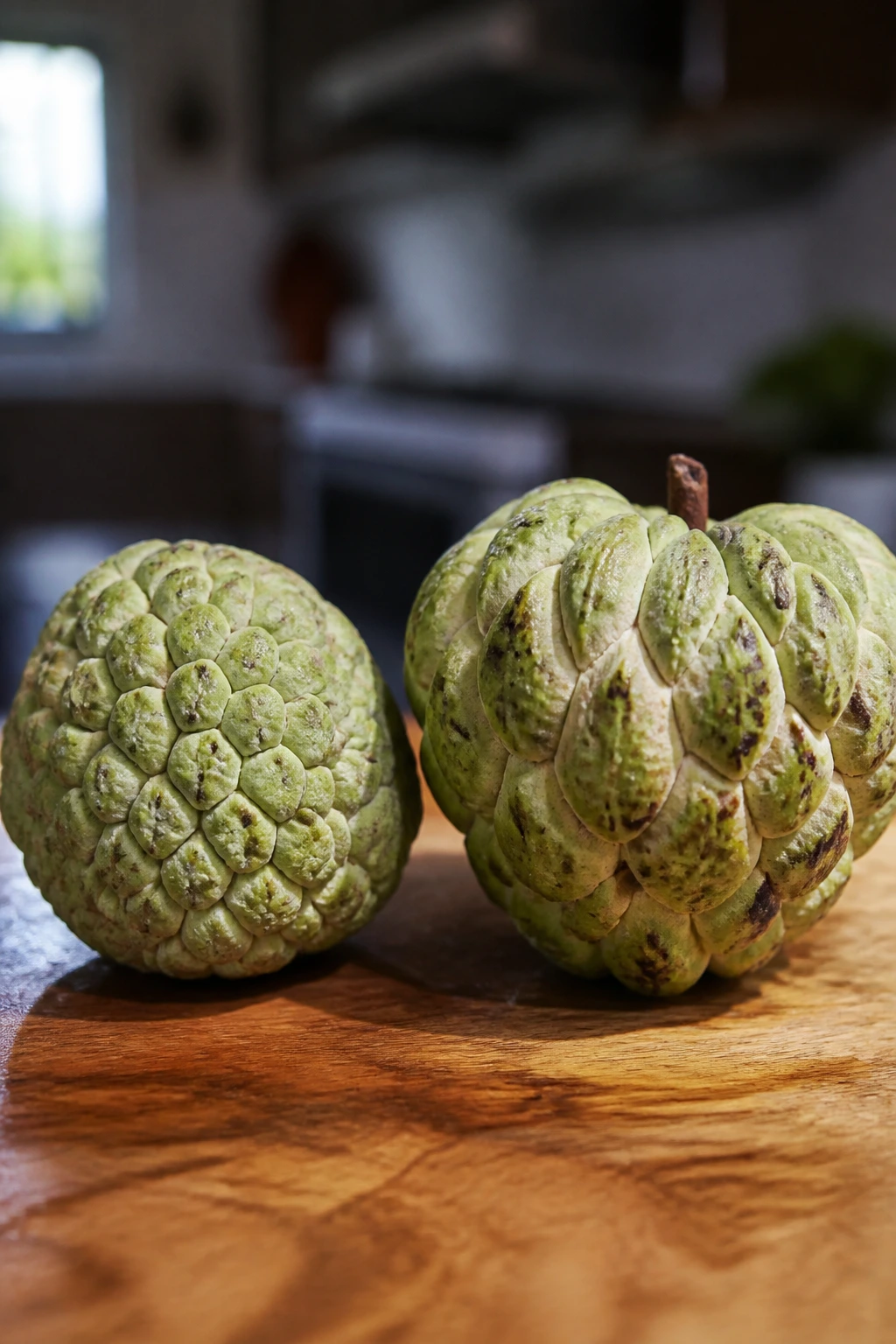 Sugar Apple Vs Custard Apple: Understanding The Difference 3 Sugar Apple and Custard Apple side by side showing skin texture differences