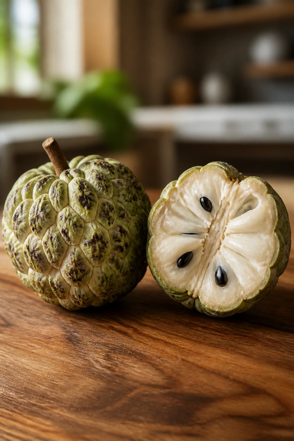 Sugar Apple Vs Custard Apple: Understanding The Difference 11 Sugar Apple and Custard Apple side-by-side showing texture differences