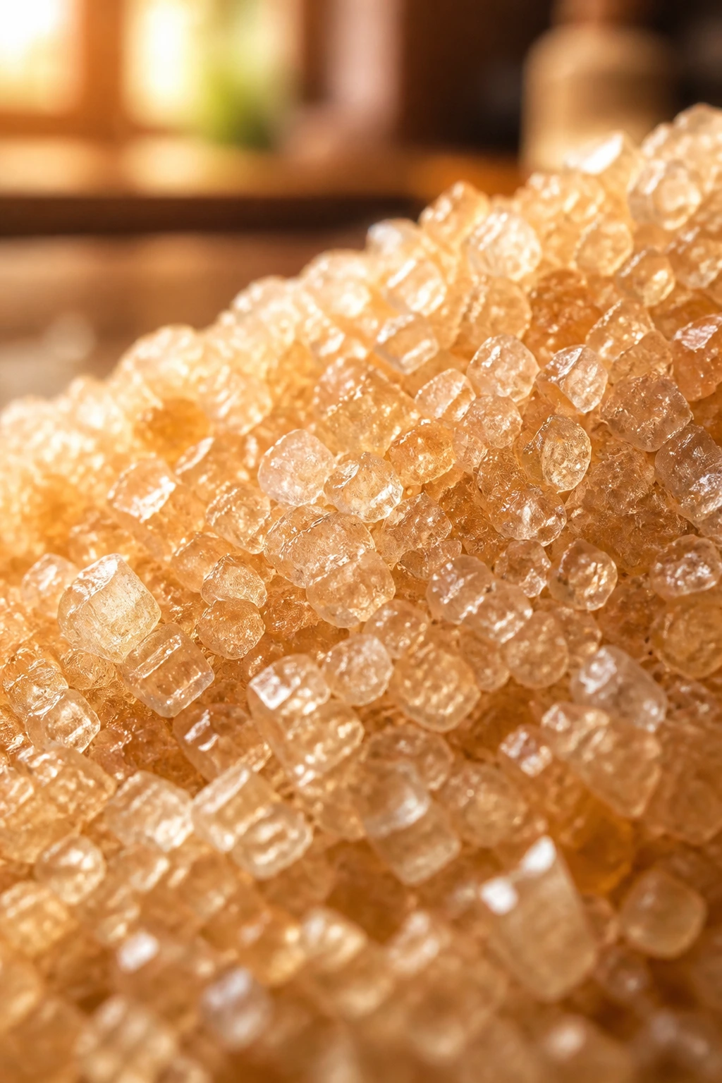 Where Does The Sweetness Of Fruit Come From? Find Out Now! 6 Close-up of sugar crystals demonstrating fruit sweetness.