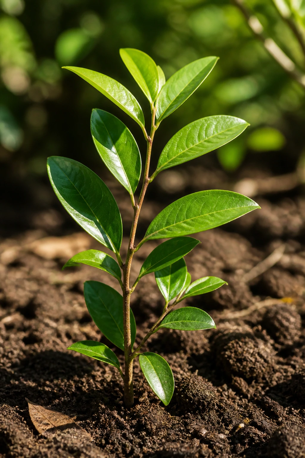 Surinam Cherry (Pitanga):Â Nutrition Facts, Health Benefits, And More 4 Young Surinam cherry sapling in a garden bed