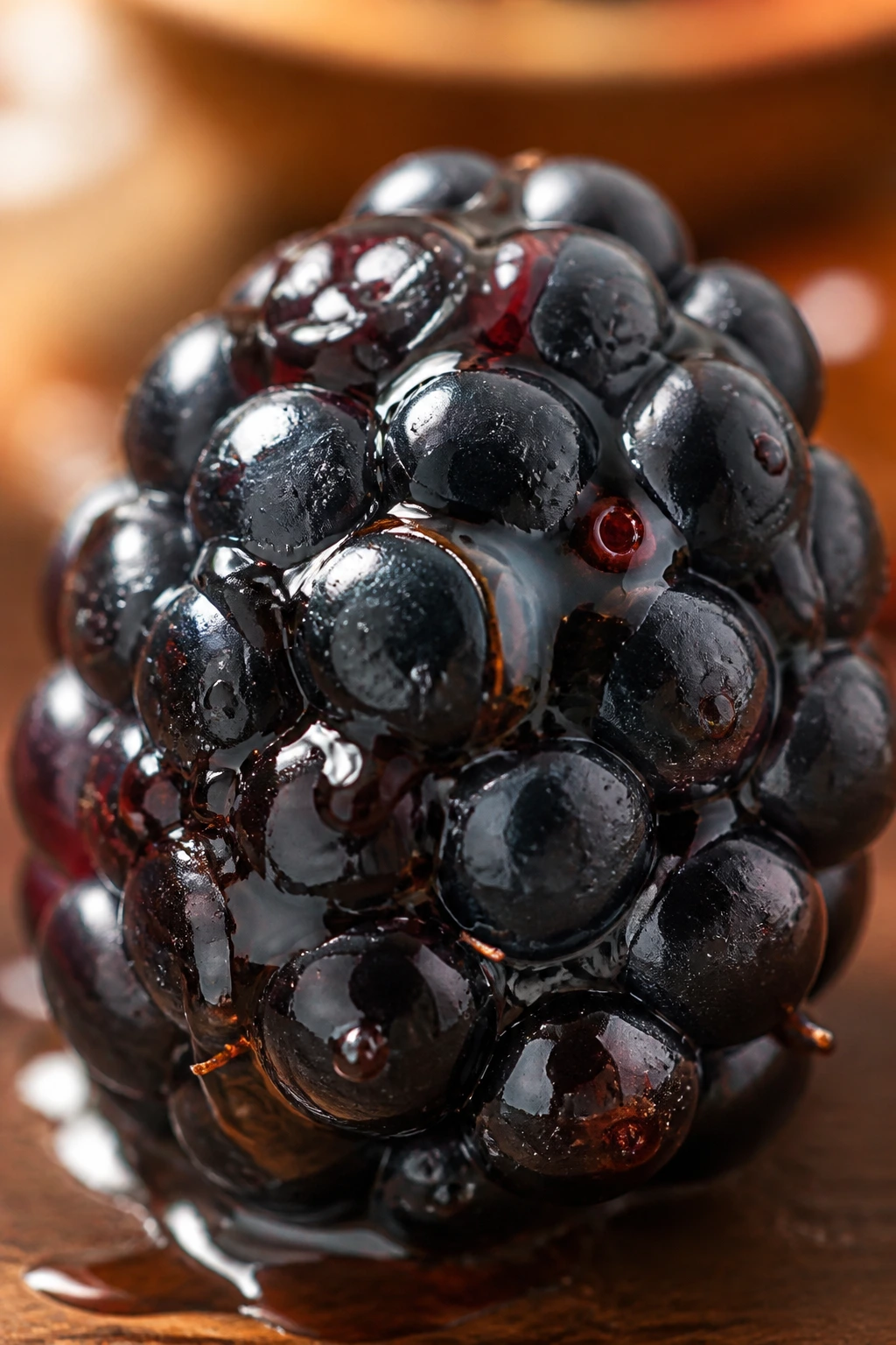 How To Make Blackberries Sweeter And Be Juicier 4 Glossy blackberry with syrup droplets highlighting sweetness