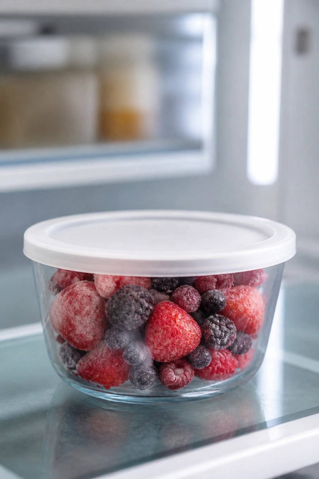 How Long Does Frozen Fruit Last In The Freezer? 5 Frozen fruit thawing safely in the refrigerator