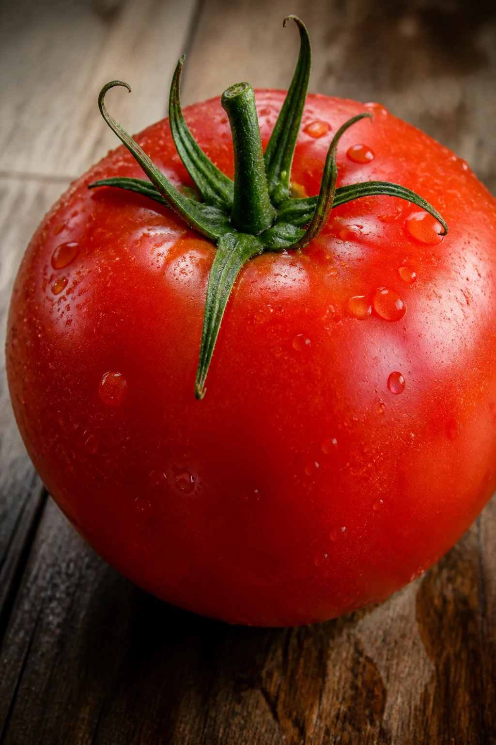 Is Anything With A Seed Considered A Fruit? 5 Tomato on wooden surface, close-up.