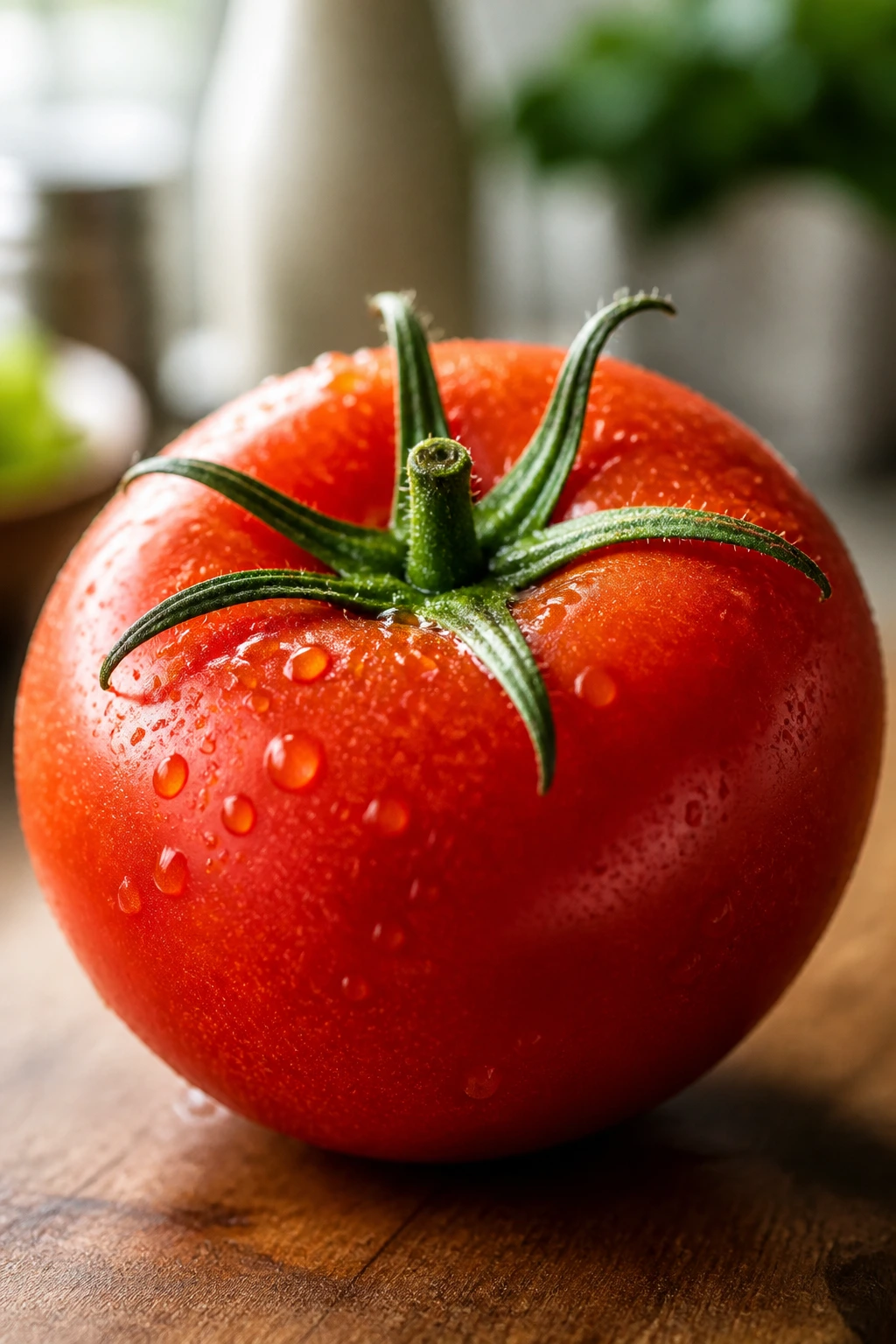 10 Surprising Benefits Of Eating Salad For Skin Health 5 Tomato close-up highlighting vitamins for clear skin