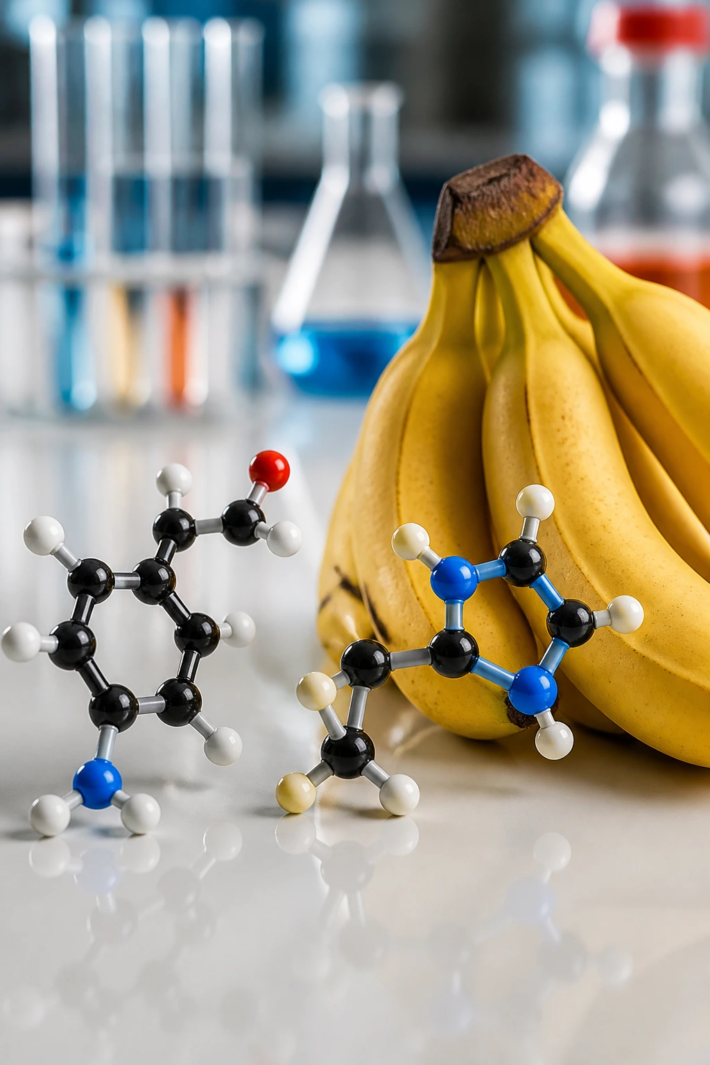 Why Are Bananas Bad For Trigeminal Neuralgia? 2 Molecular models of tyramine and histamine illustrating chemical triggers
