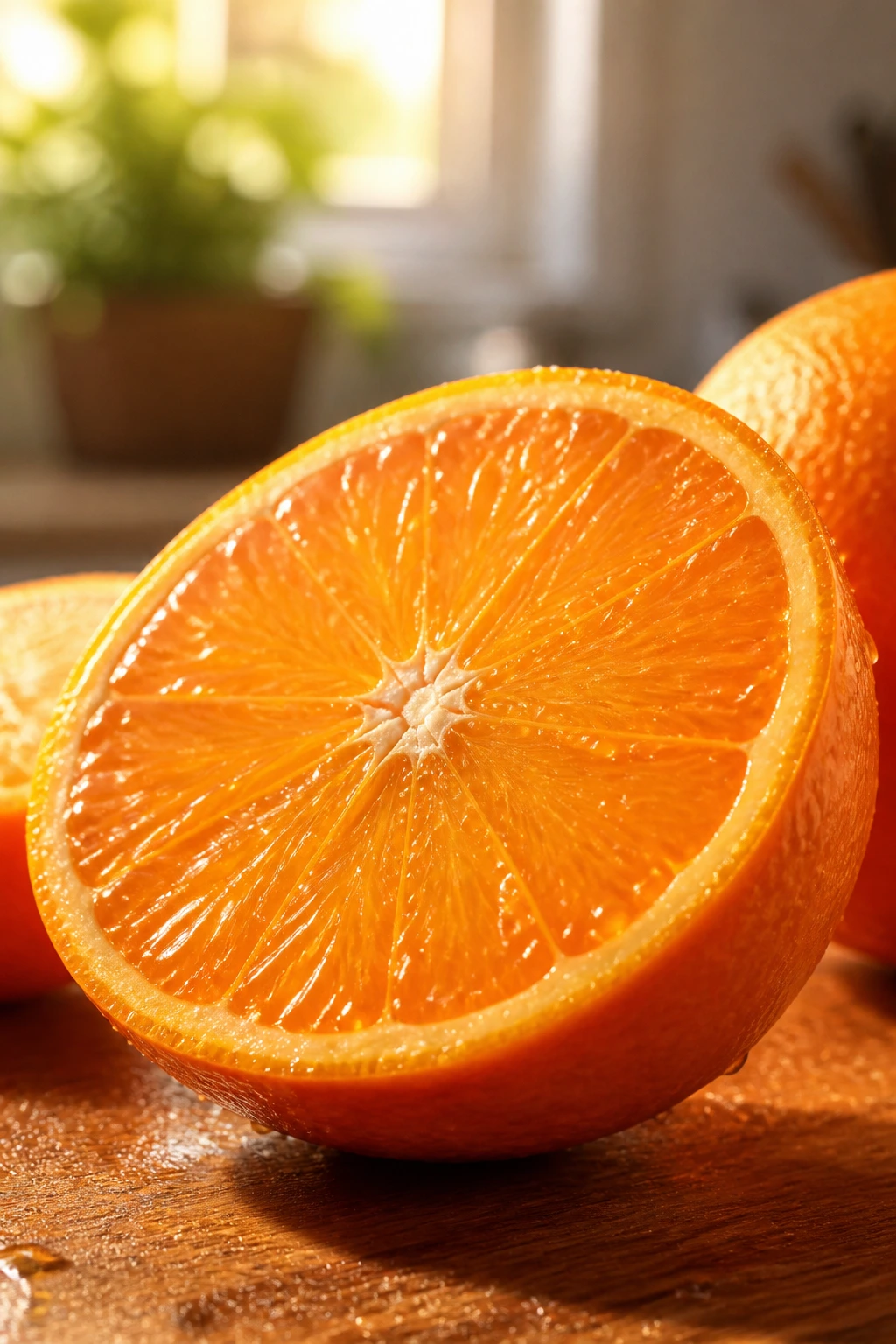 Banishing Breakouts: Are Clementines Good For Acne? 3 Macro shot of a vitamin C rich orange slice with droplets