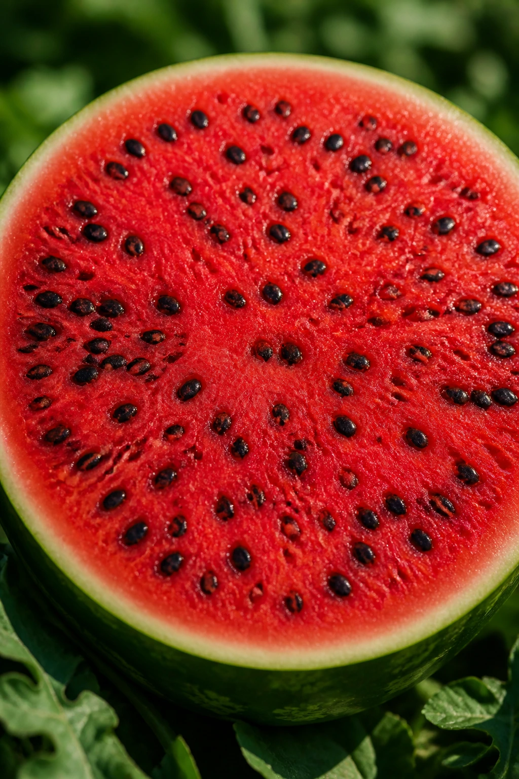 5 Key Differences Between Fruit And Seed 4 Macro cross-section of watermelon with many seeds visible