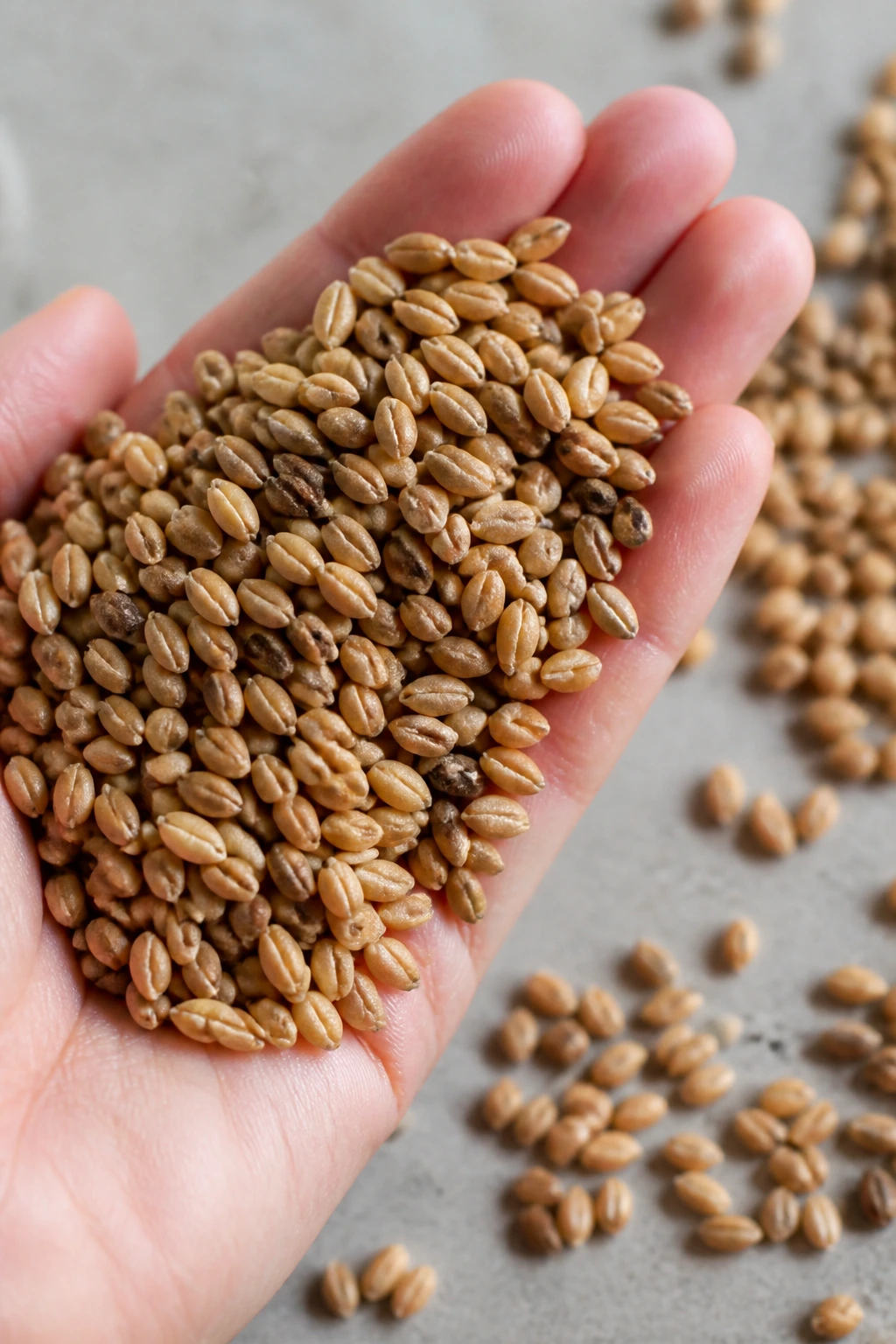 How Long Can You Store Wheat Berries Before It Goes Bad? 3 Wheat berries showing color changes indicating spoilage