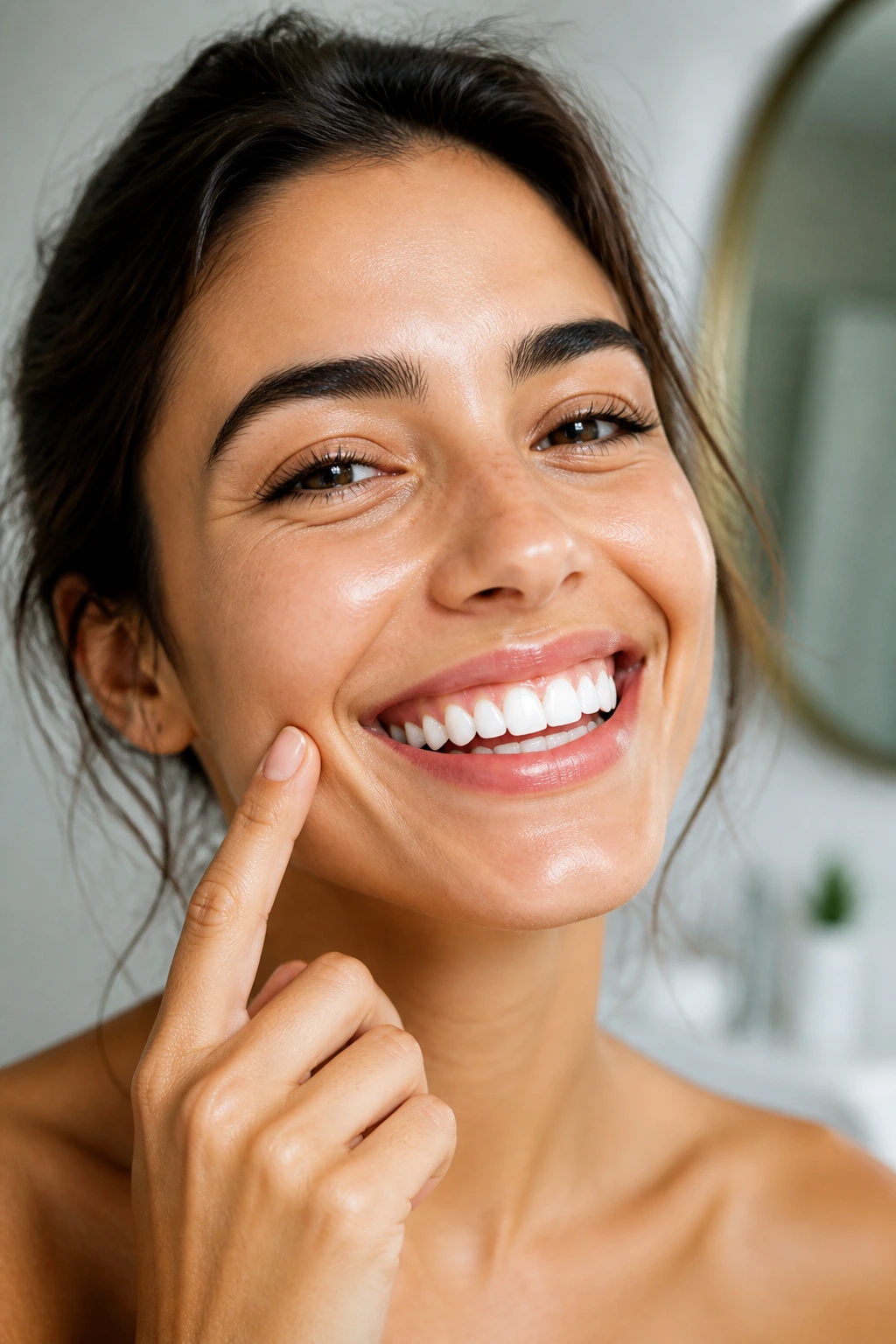 10 Incredible Beauty Benefits of Bananas and Their Peel 9 Close-up of a real person's bright white smile