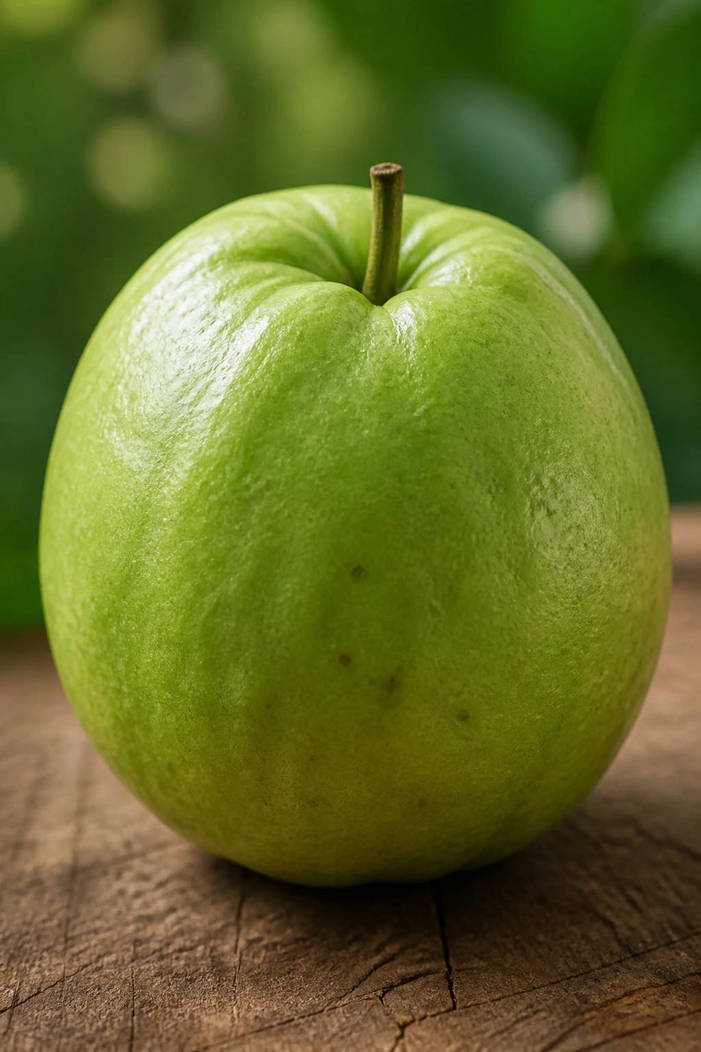 Is Guava Fruit Good For High Blood Pressure? Benefits, & More 4 Close-up of a guava on rustic surface highlighting its broader health benefits