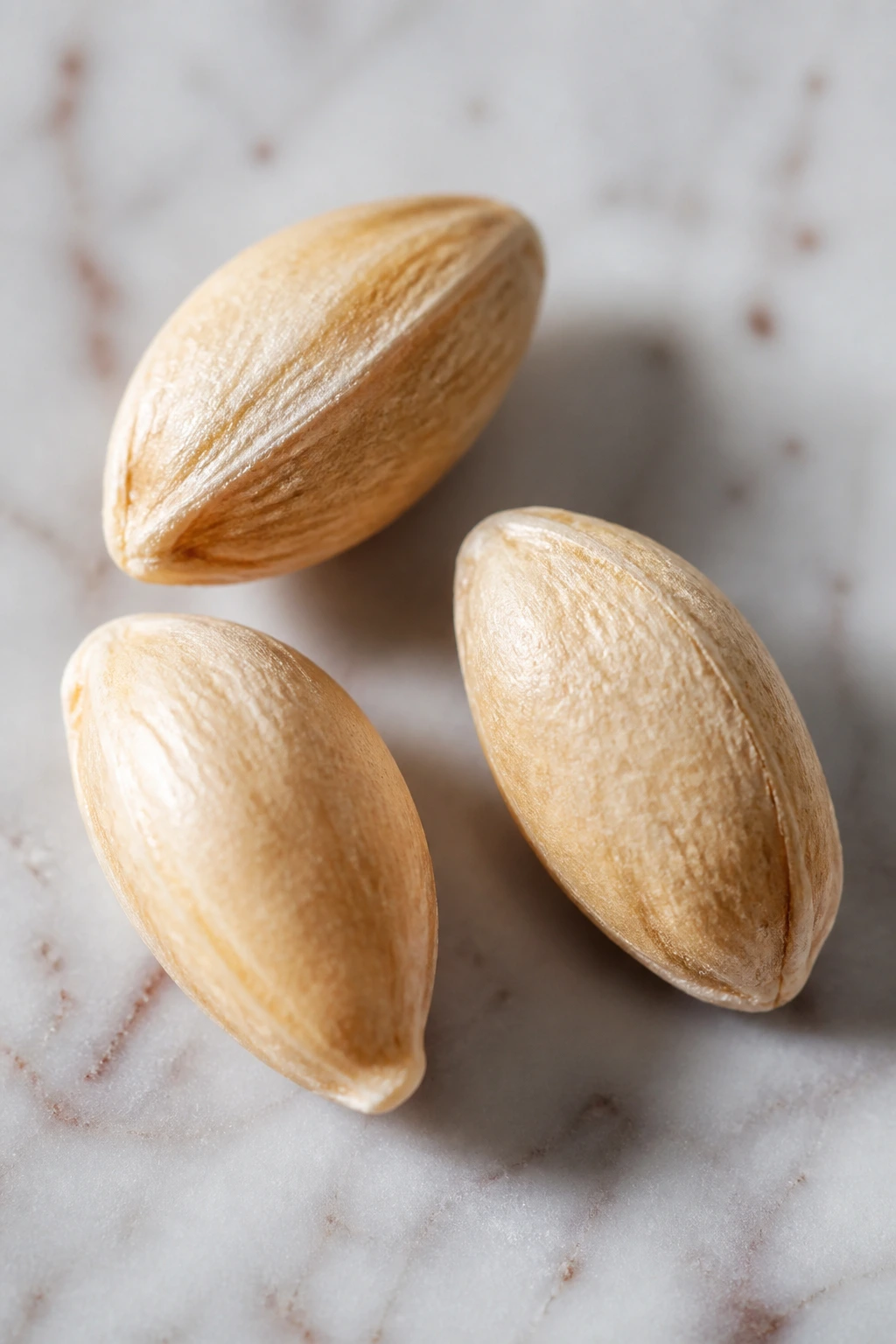 Are Orange Seeds Edible? Is It Okay To Eat Orange Seeds? 2 Several orange seeds on marble surface in soft light.